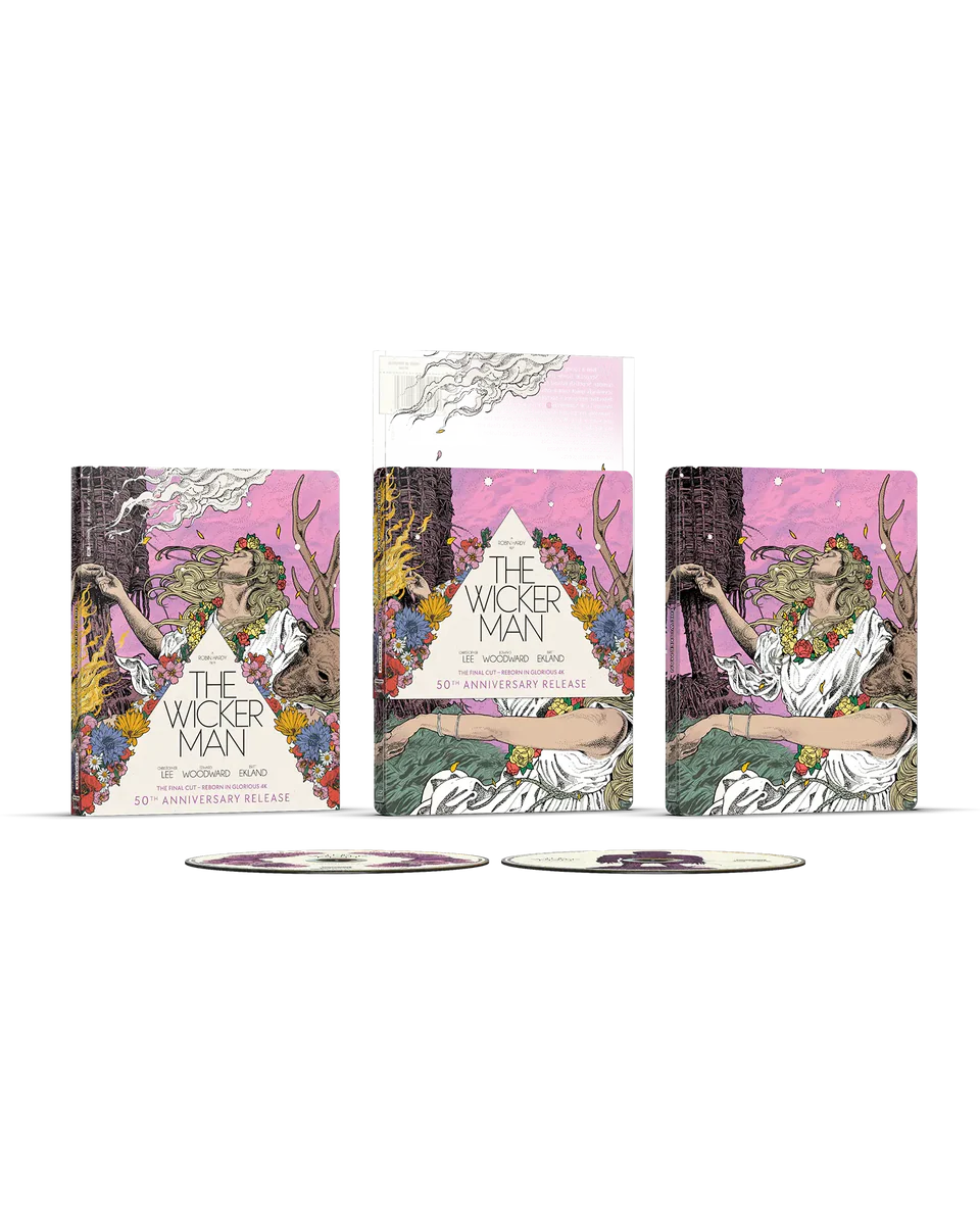 The Wicker Man - 50th Anniversary Limited Edition Steelbook (4K UHD + Blu-ray + Digital)