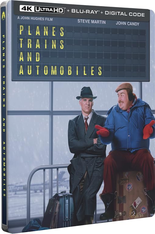 Planes, Trains and Automobiles Steelbook [4K UHD + Blu-Ray + Digital]
