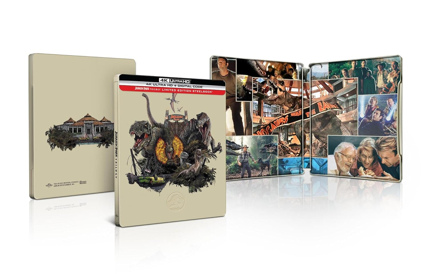 Jurassic Park Trilogy - Limited Edition Steelbook [4K Ultra HD + Digital]