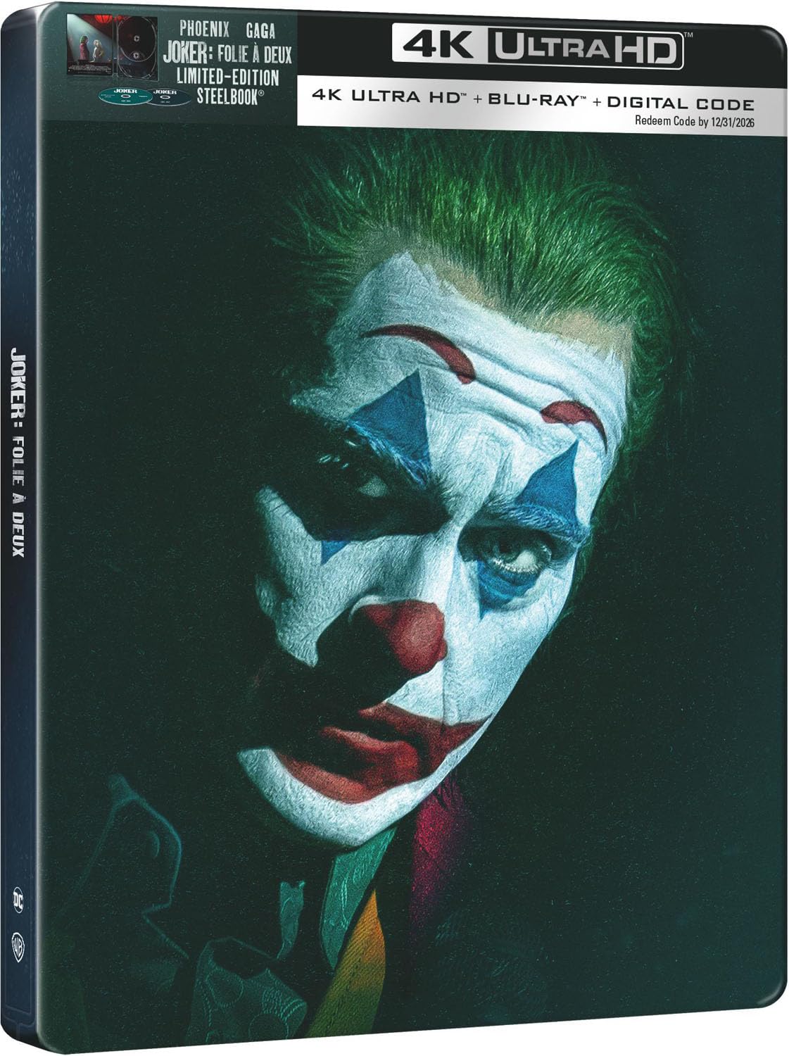 Joker: Folie A Deux (4K Ultra Steelbook + Blu-ray + Digital)