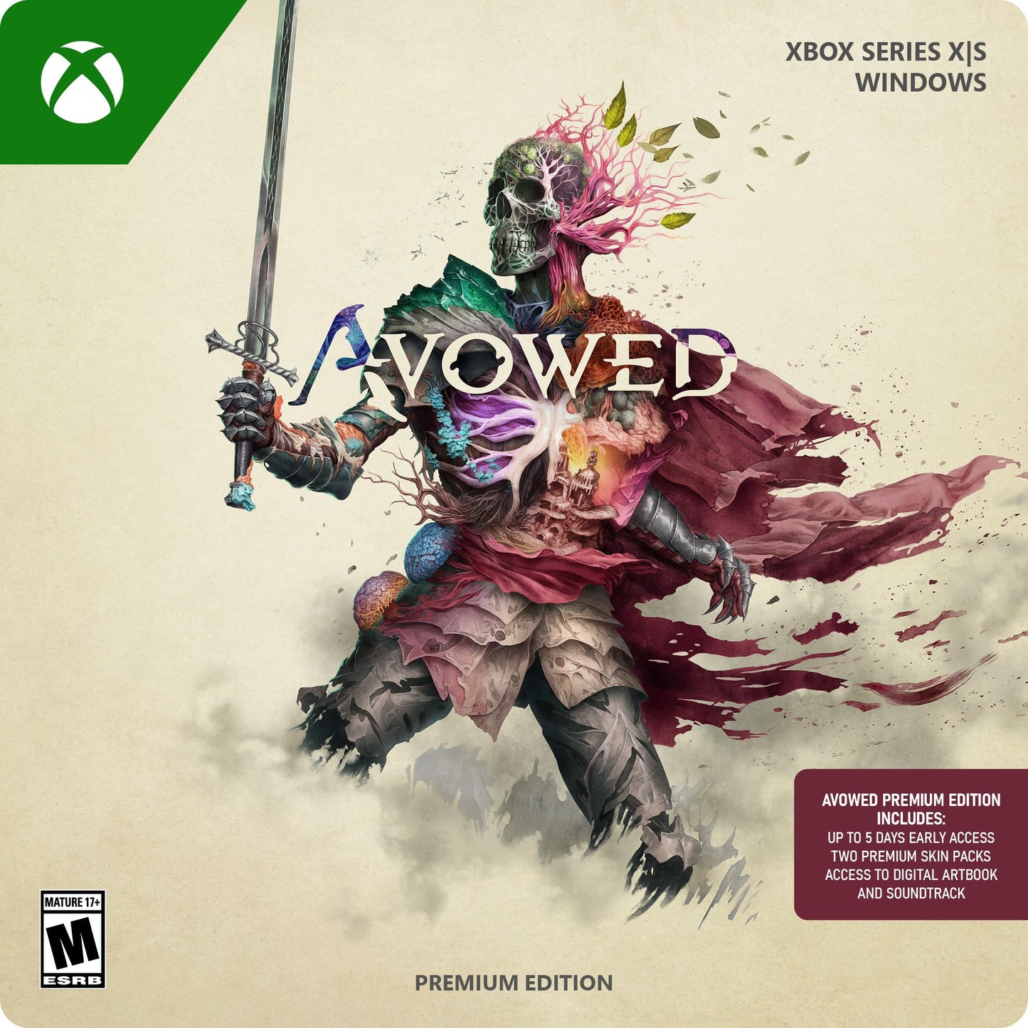 Avowed – Premium Edition SteelBook – Xbox Series X|S and Windows Digital Code (Code in Box)