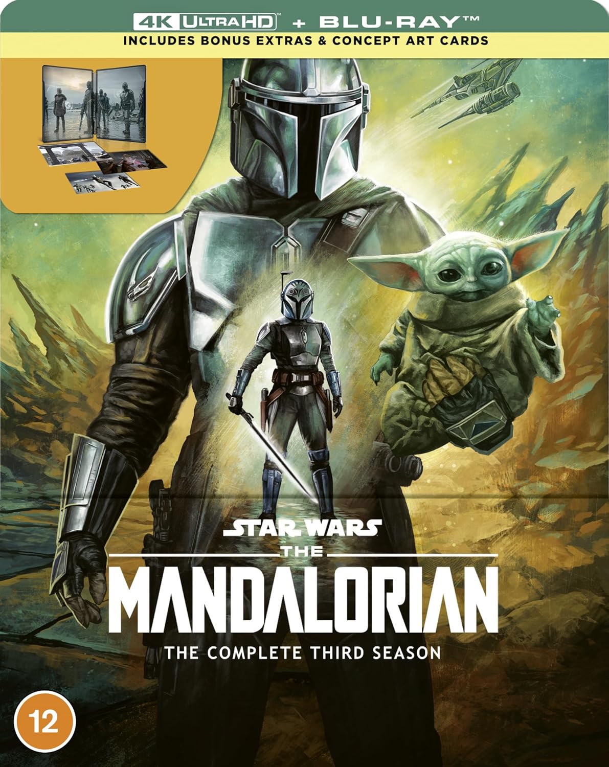 Star Wars Mandalorian Season 3 Steelbook [4K UHD]