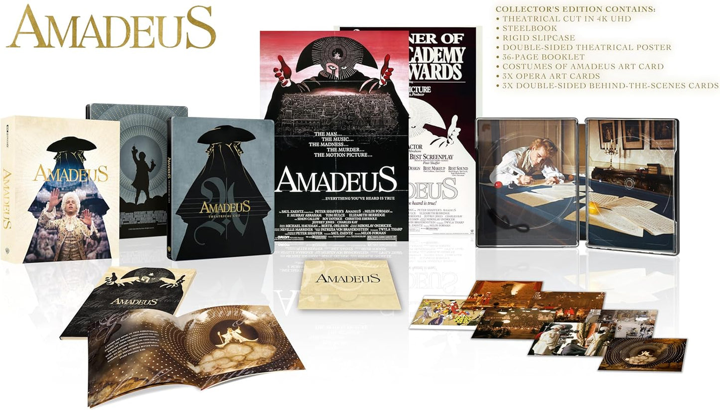 Amadeus Collector's Edition with Steelbook [4K Ultra HD] [1984]