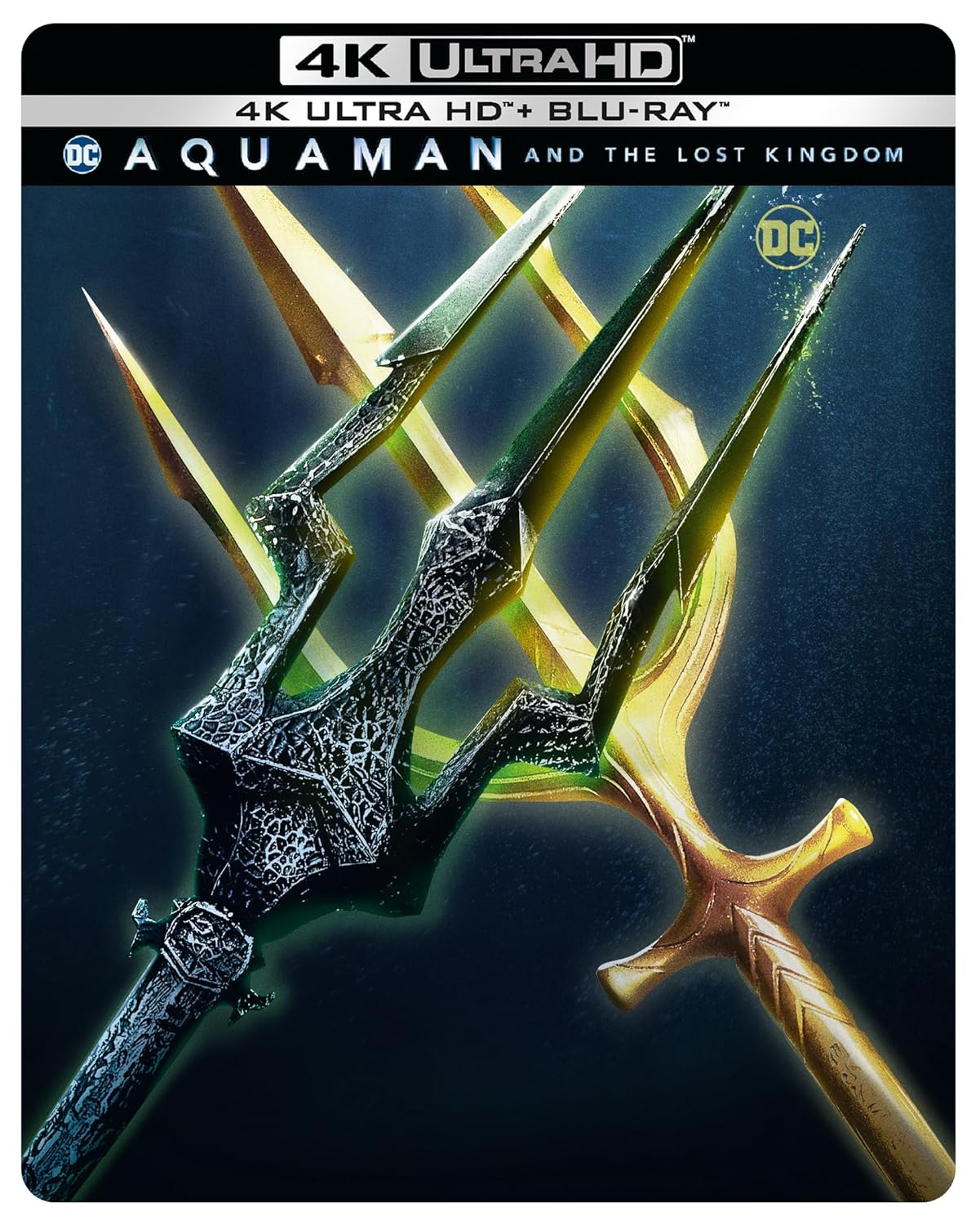 Aquaman and the Lost Kingdom Steelbook [4K Ultra HD + Blu-ray] [2023]