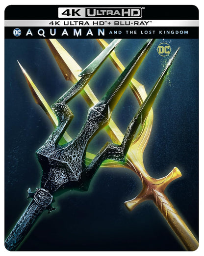 Aquaman and the Lost Kingdom Steelbook [4K Ultra HD + Blu-ray] [2023]