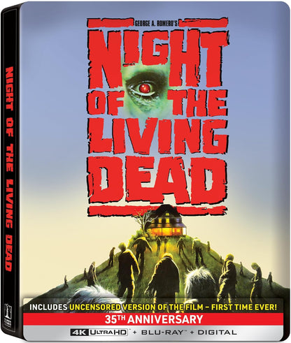 Night of the Living Dead (1990) Steelbook [4K Ultra HD + Blu-ray + Digital]