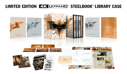 The Dark Knight Trilogy - Limited Edition Steelbook Collection (4K UHD + Blu-ray + Digital)
