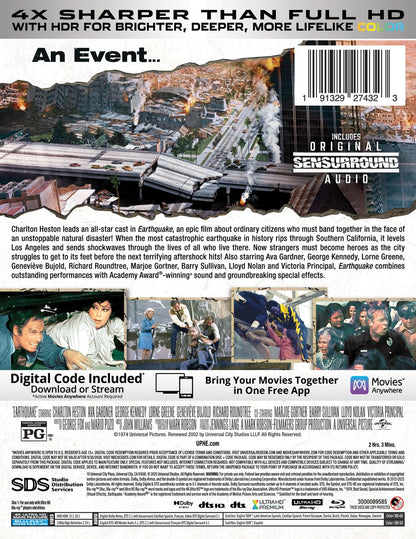 Earthquake - Limited Edition Steelbook [4K Ultra HD + Blu-ray + Digital]