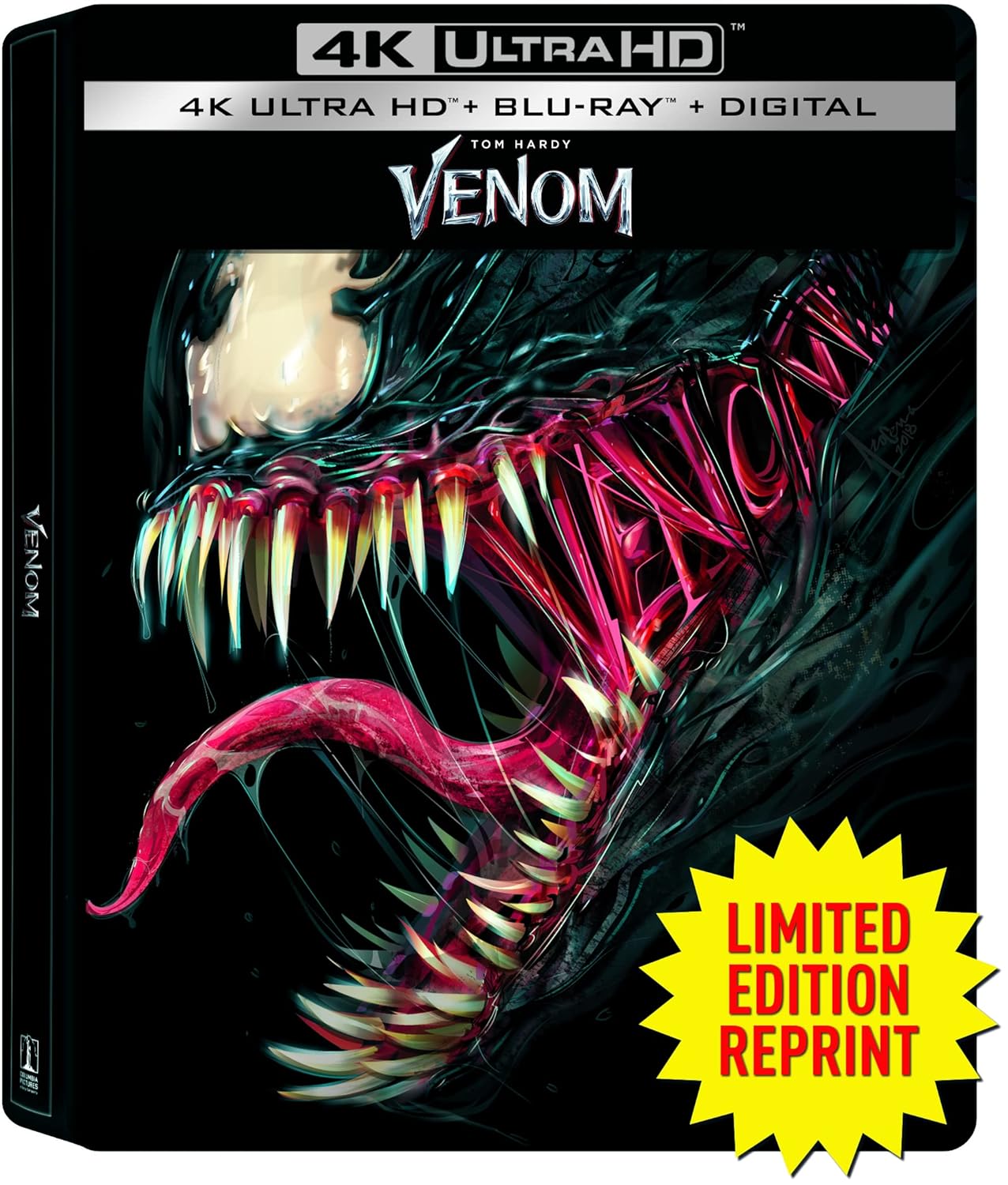 Venom (Limited Edition Steelbook) [4K UHD + Blu-ray + Digital]