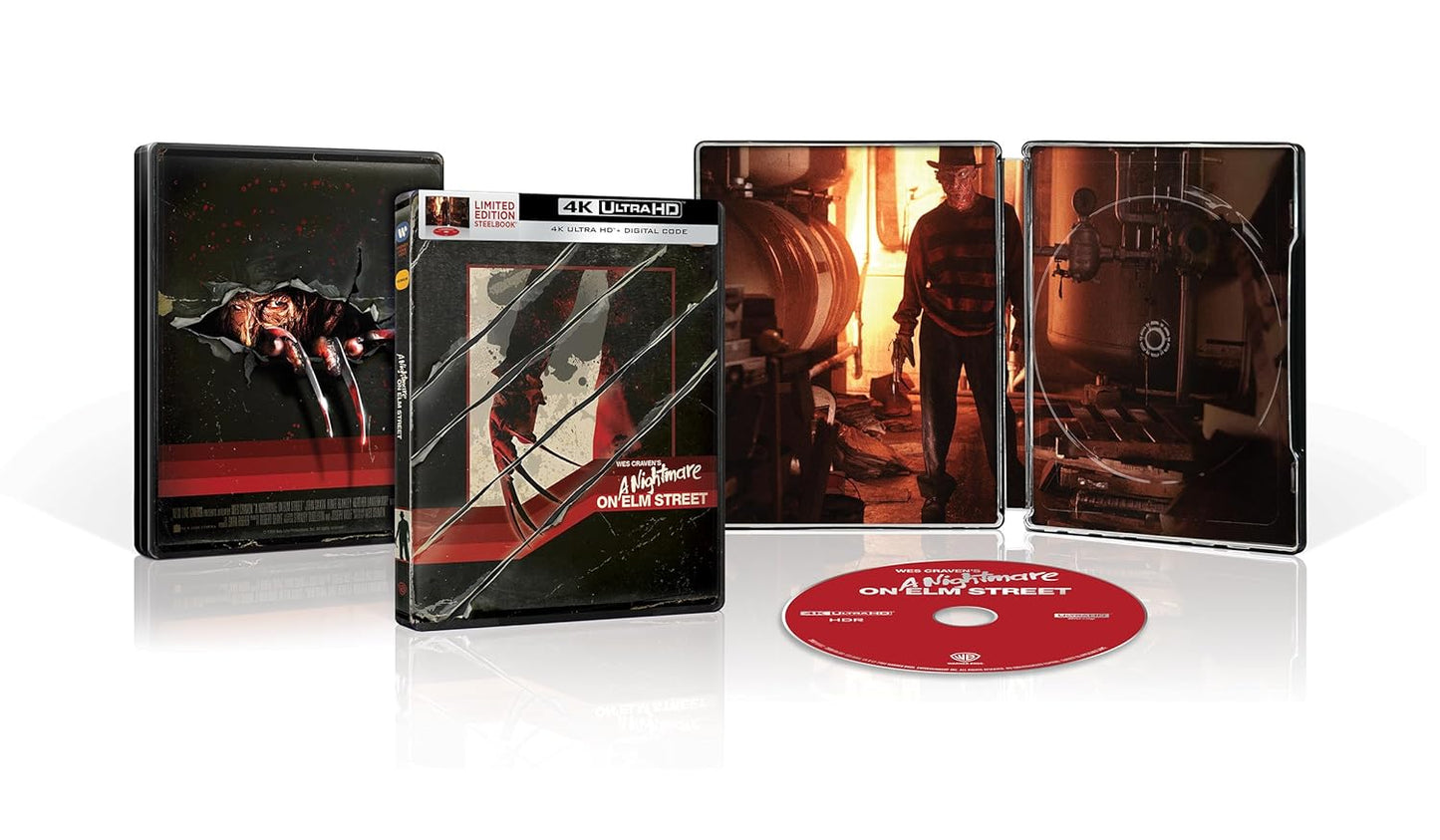 A Nightmare On Elm Street Steelbook (Theatrical & Uncut) (4K Ultra HD + Digital)