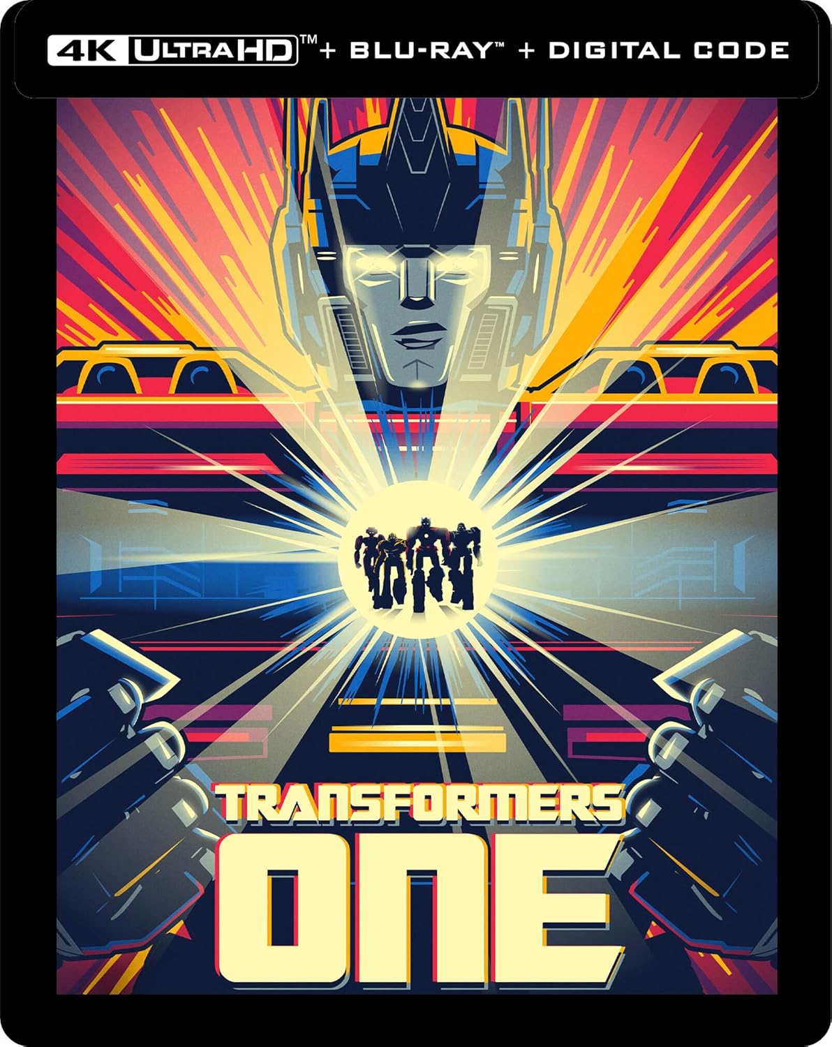 Transformers One [4K UHD Steelbook + Blu-Ray + Digital]