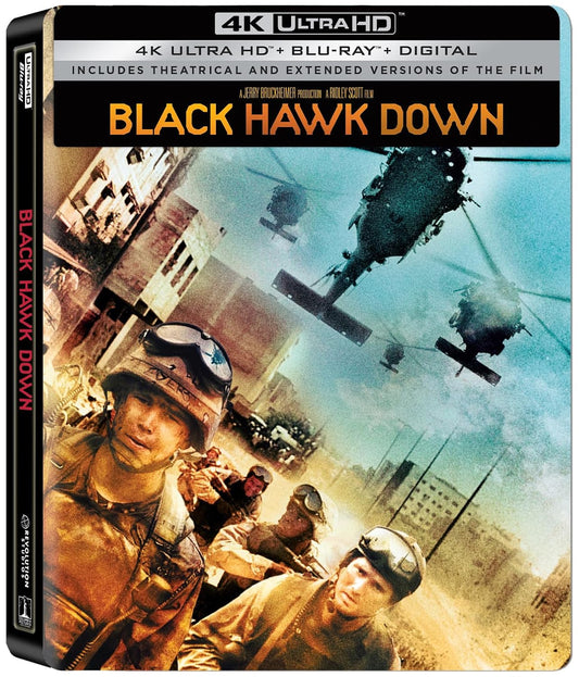 Black Hawk Down SteelBook [4K Ultra HD + Blu-ray + Digital]