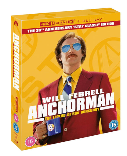 Anchorman: The Legend Of Ron Burgundy - 20th Anniversary Collector's Edition - Boxset [4K UHD]