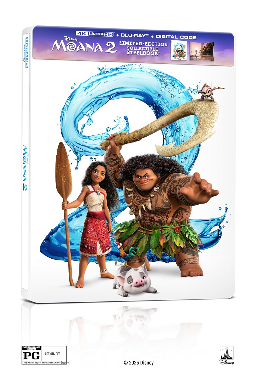 Moana 2 - 4K UHD/BD Combo + Digital + Steelbook