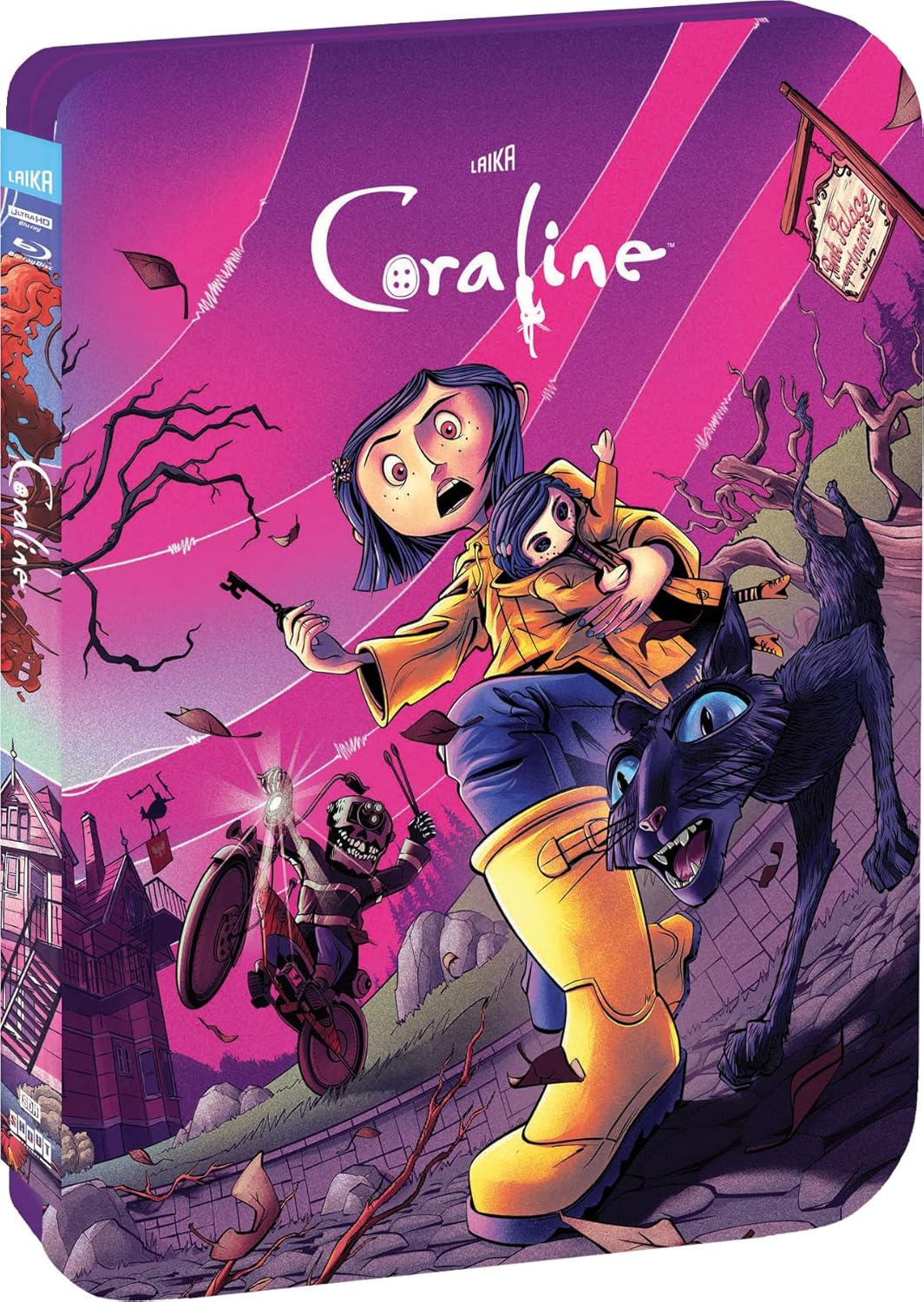 Coraline - Limited Edition Steelbook [4K Ultra HD + Blu-ray]