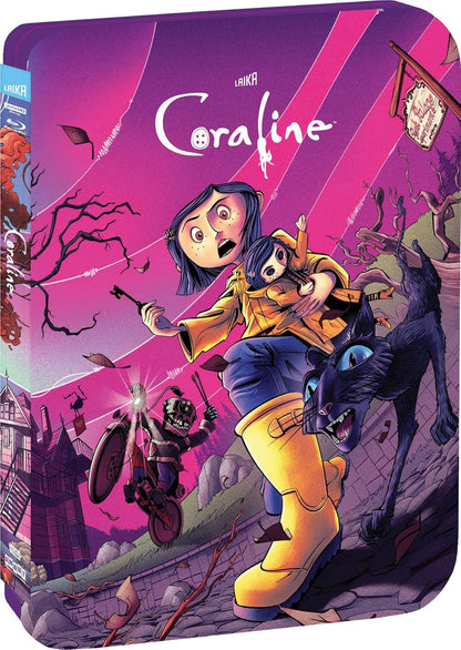Coraline - Limited Edition Steelbook [4K Ultra HD + Blu-ray]
