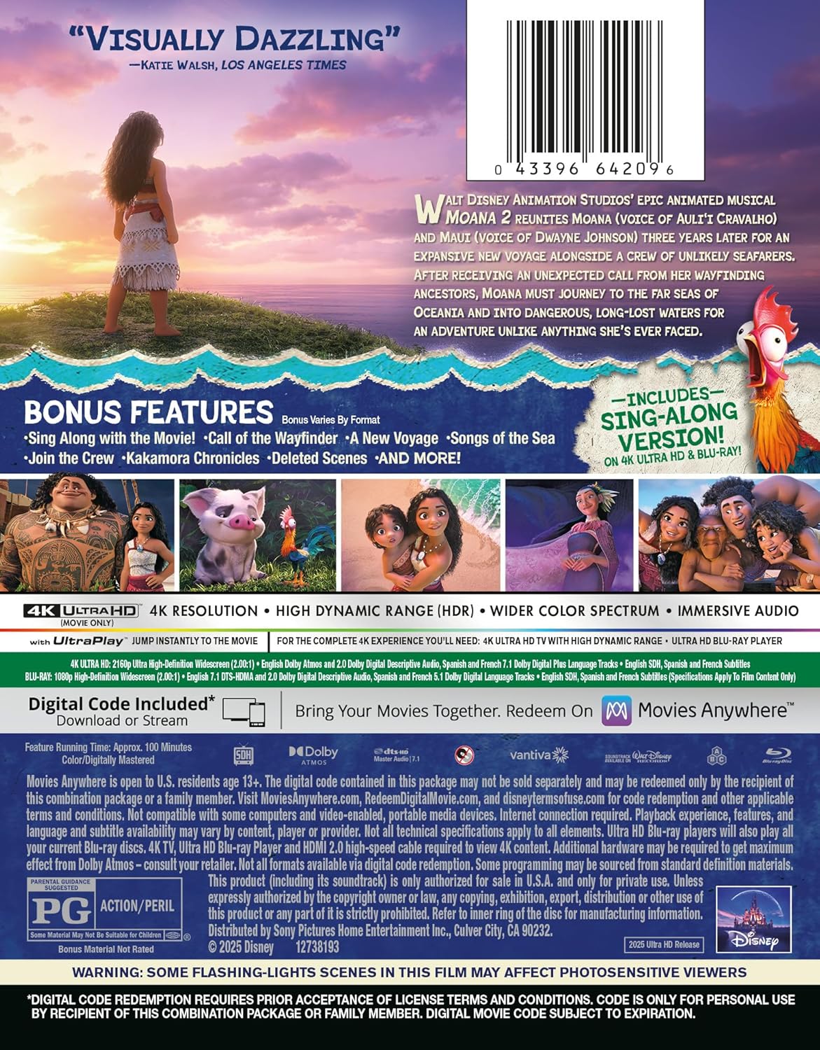 Moana 2 - 4K UHD/BD Combo + Digital + Steelbook
