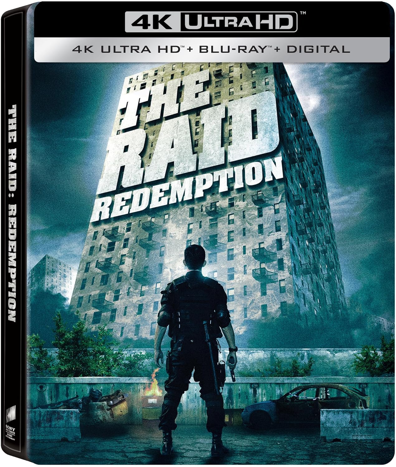The Raid: Redemption SteelBook [4K Ultra HD + Blu-ray + Digital]