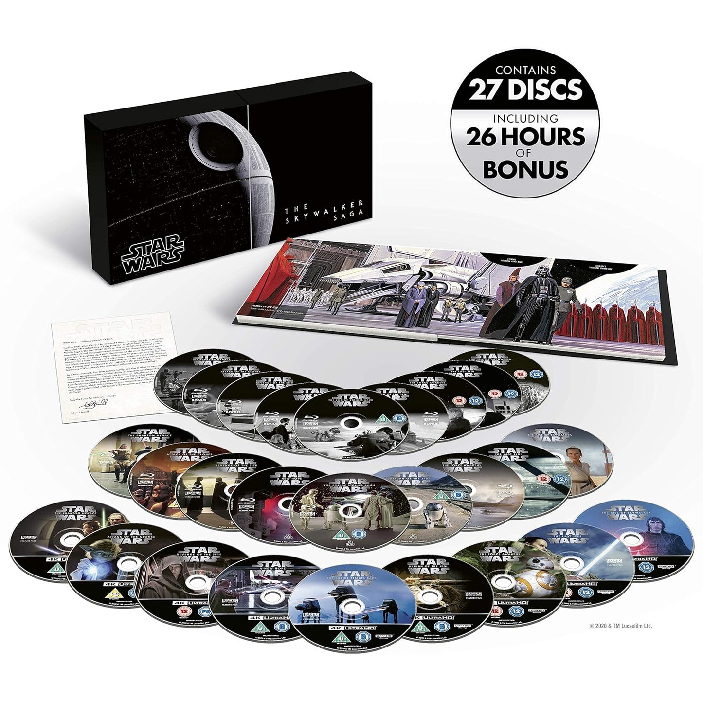 Star Wars: The Skywalker Saga - Limited Edition Complete Box Set UHD [Blu-ray] [2019] [4K UHD]