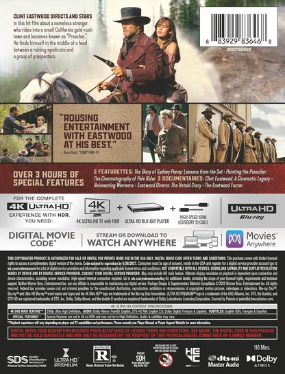 Pale Rider - Limited Edition Steelbook (4K Ultra HD + Digital)