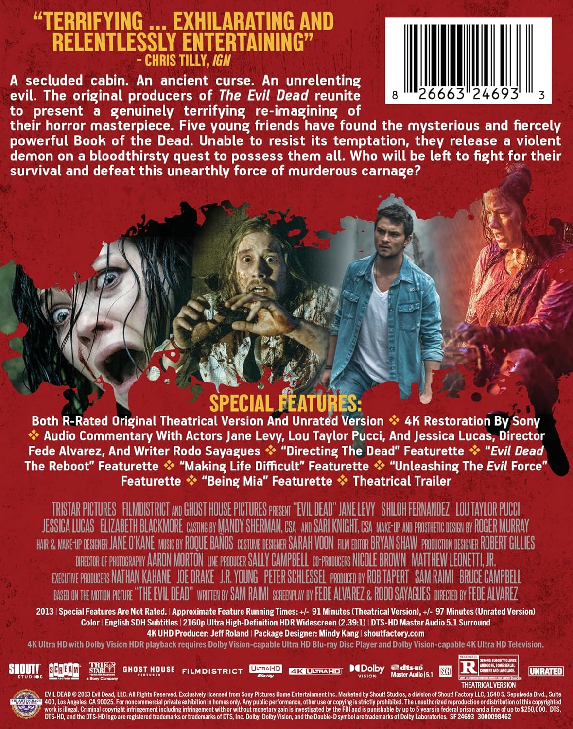 Evil Dead (2013) - Limited Edition Steelbook [4K Ultra HD]