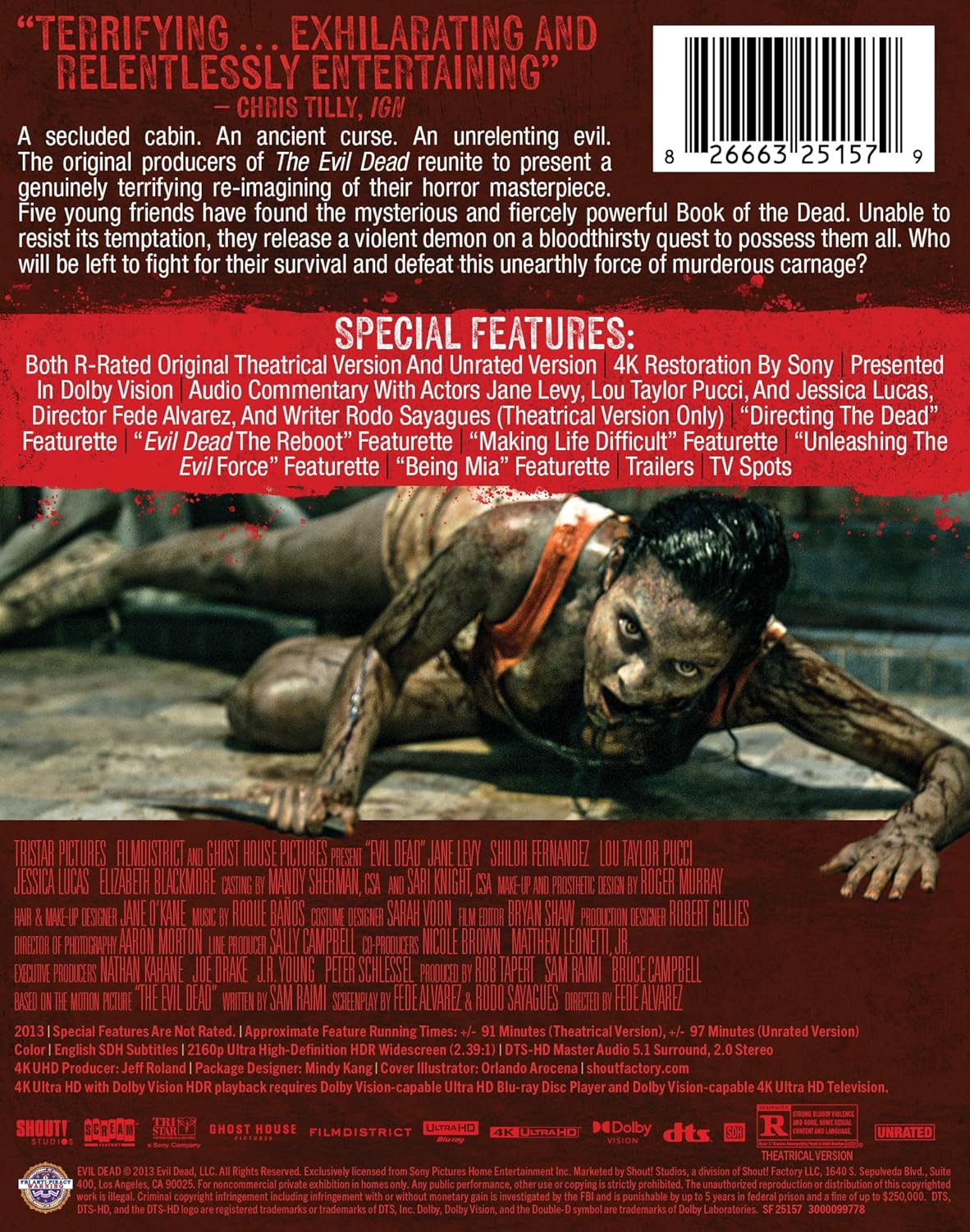 Evil Dead (2013) Limited Edition Steelbook [4K UHD]