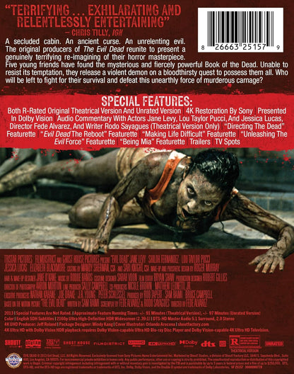 Evil Dead (2013) Limited Edition Steelbook [4K UHD]
