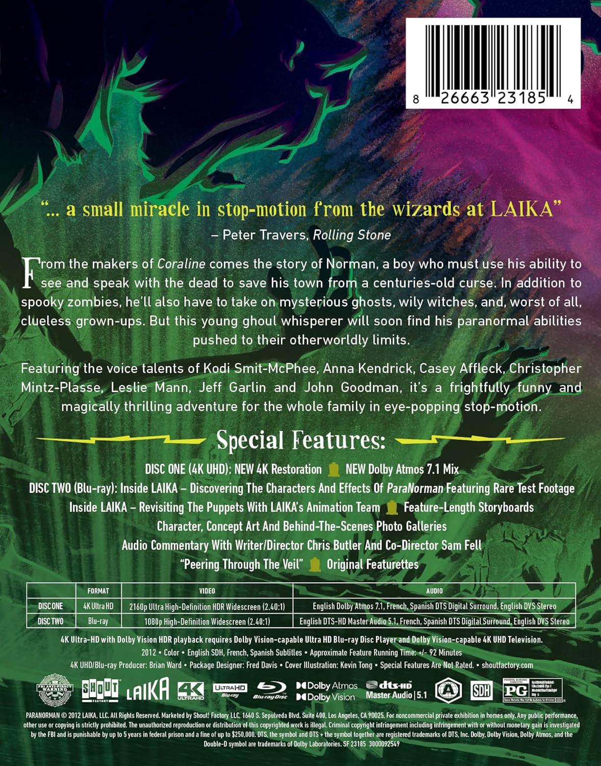 ParaNorman - Limited Edition Steelbook [4K Ultra HD + Blu-ray]