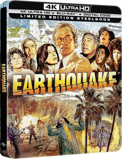 Earthquake - Limited Edition Steelbook [4K Ultra HD + Blu-ray + Digital]