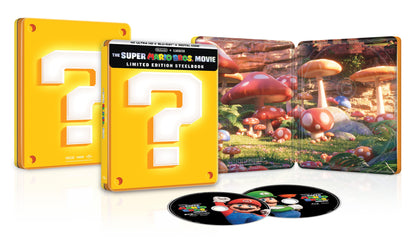 Super Mario Bros. Movie - Steelbook [4K Ultra UHD + Blu-ray + Digital]