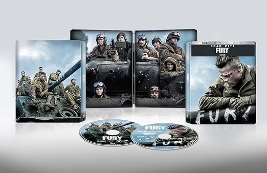 Fury (Steelbook) [4K Ultra HD + Blu-ray + Digital]