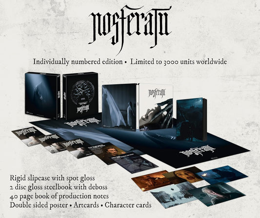 Nosferatu Ultimate Collector’s Edition Steelbook [4K UHD + Blu-Ray]