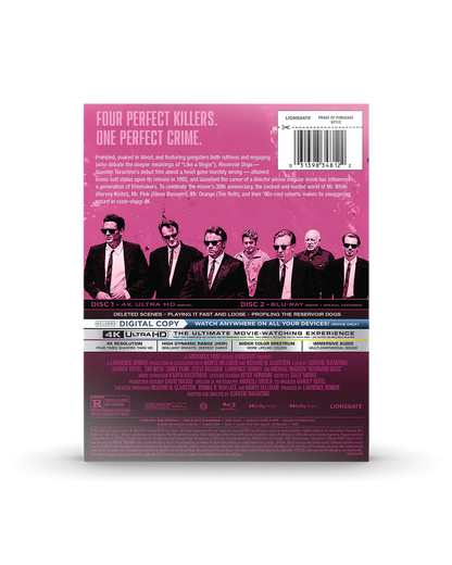 Reservoir Dogs: Mr. Pink Edition - Limited Edition Steelbook (4K UHD + Blu-ray + Digital)
