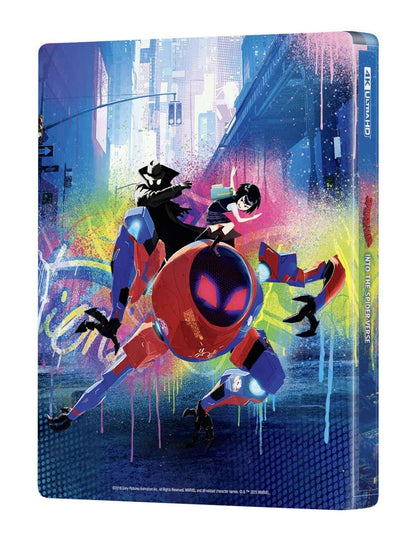 Spider-Man: Into the Spider-Verse (Manta Lab Exclusive #71) (WEA 4K UHD/2D Blu-ray Steelbook) – One Click Edition